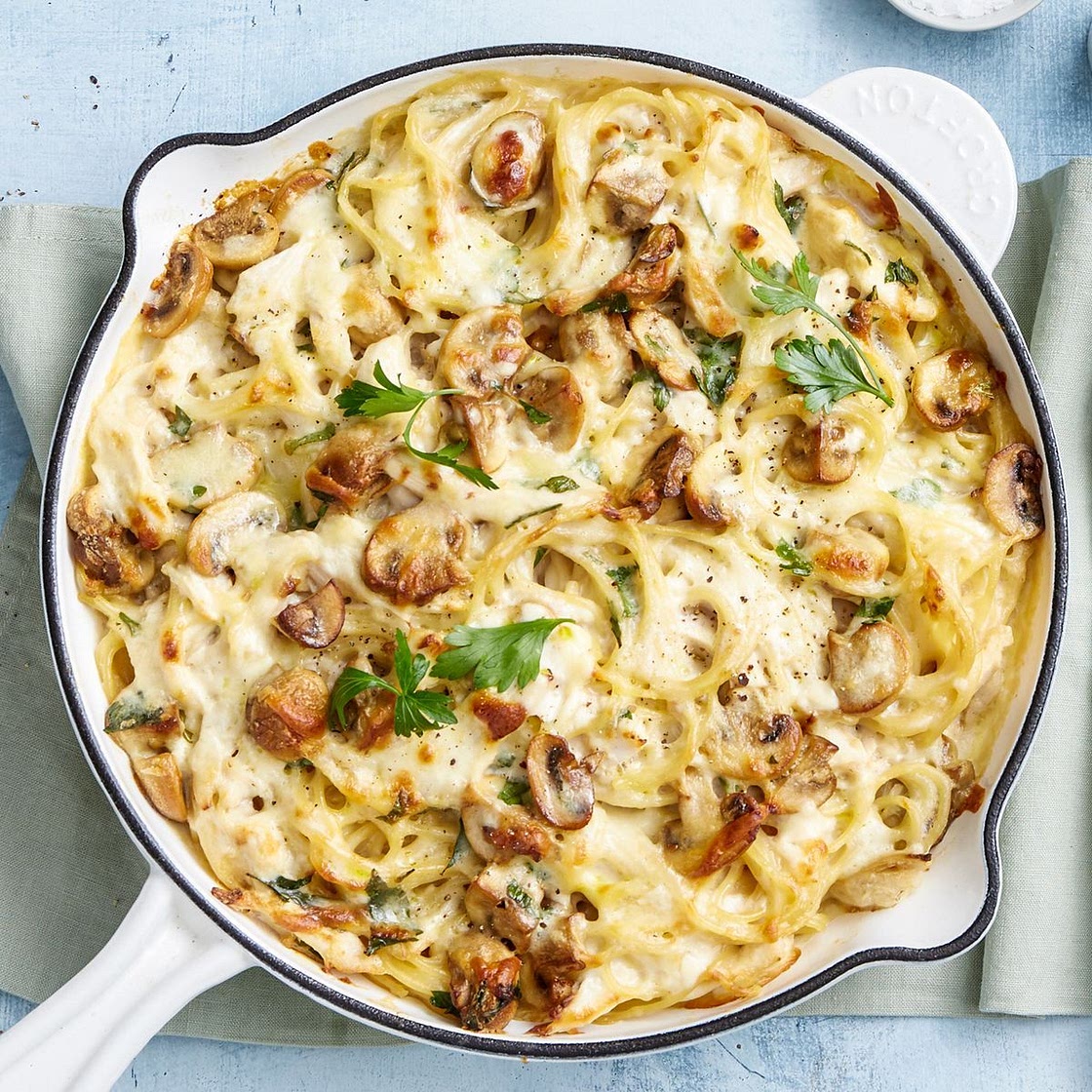 Creamy chicken tetrazzini recipe