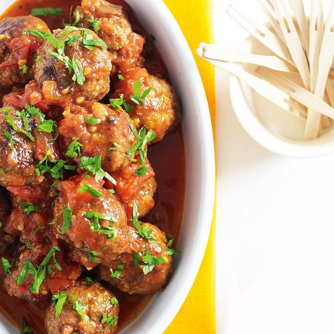 Chorizo meatballs