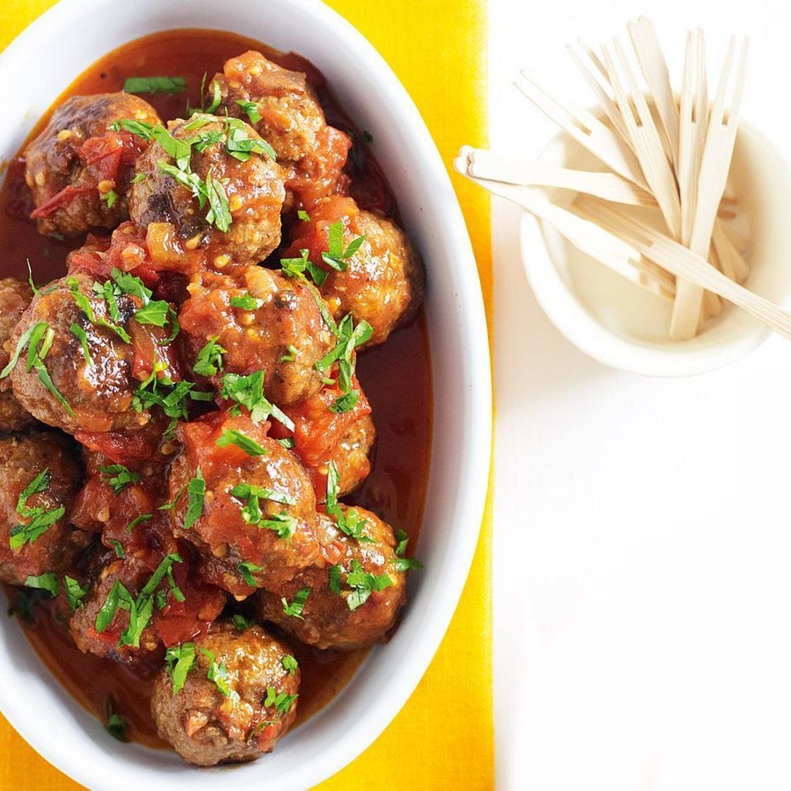 Chorizo meatballs