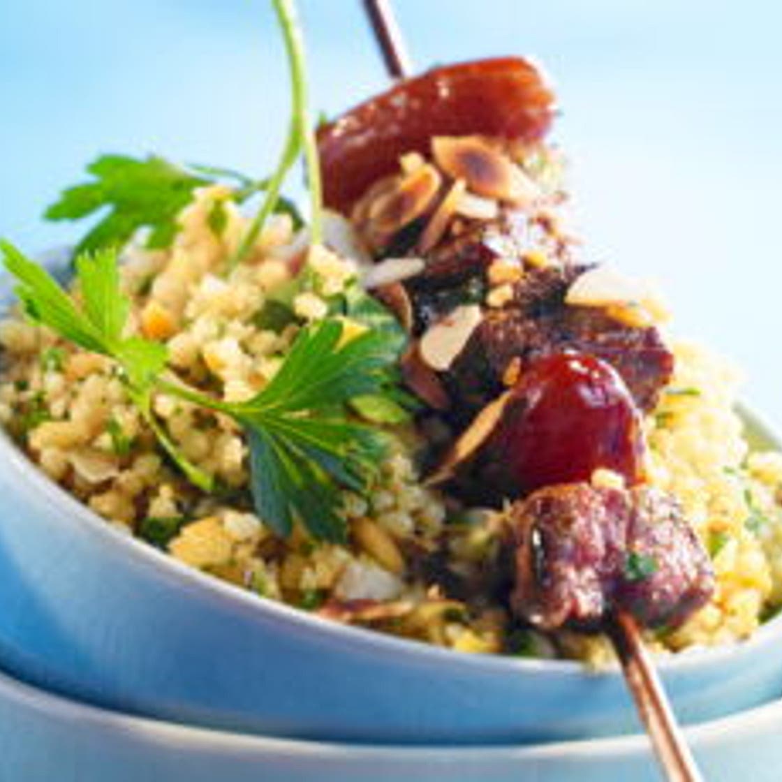 Brochette de bœuf au miel