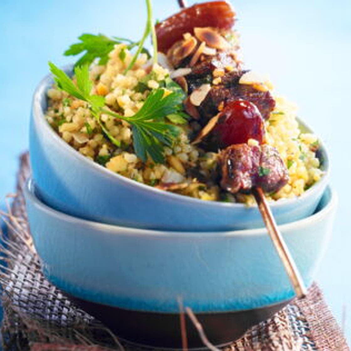 Brochette de bœuf au miel