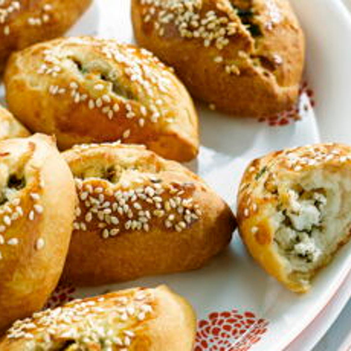 Petits pains au yaourt, à la feta et au persil