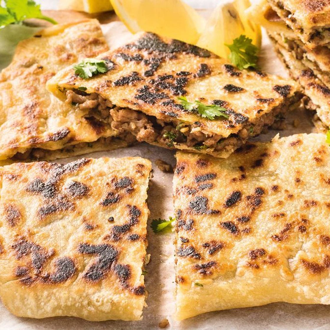 Middle Eastern stuffed flatbreads
