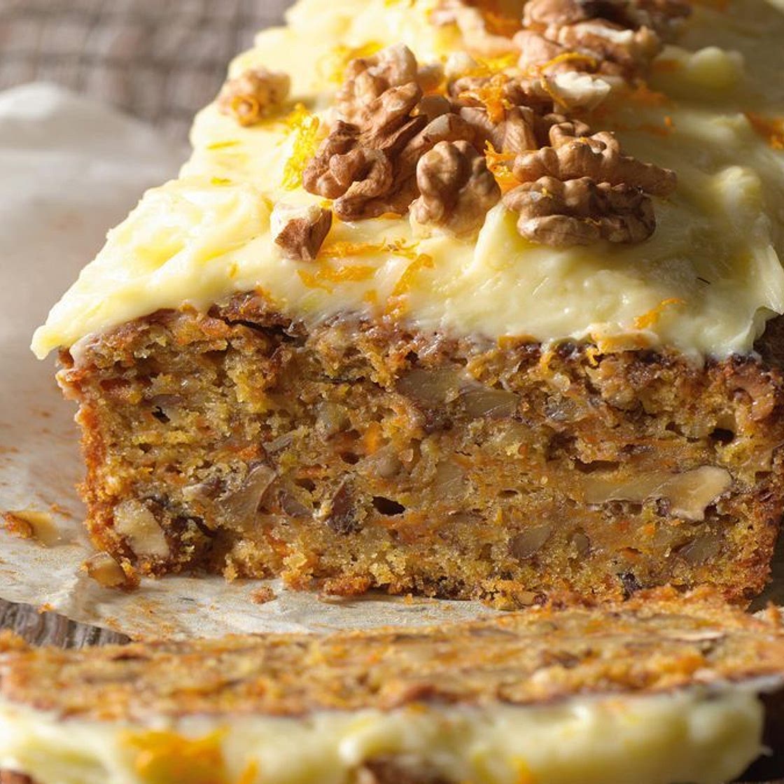 Carrot cake with cream cheese frosting recipe