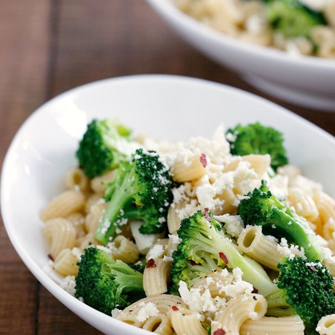 Broccoli and chilli pasta