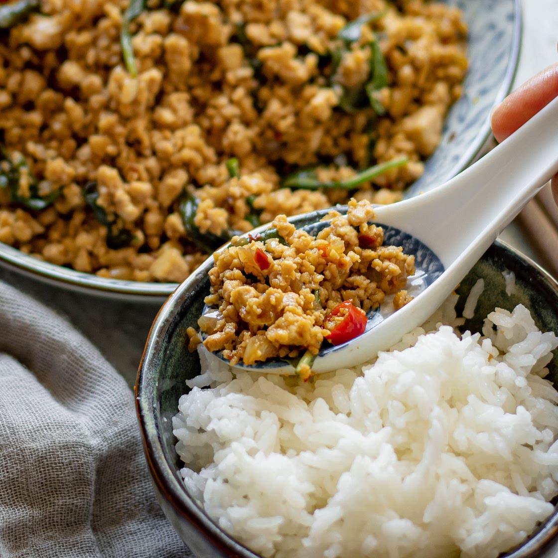 Spicy Thai Basil Tofu