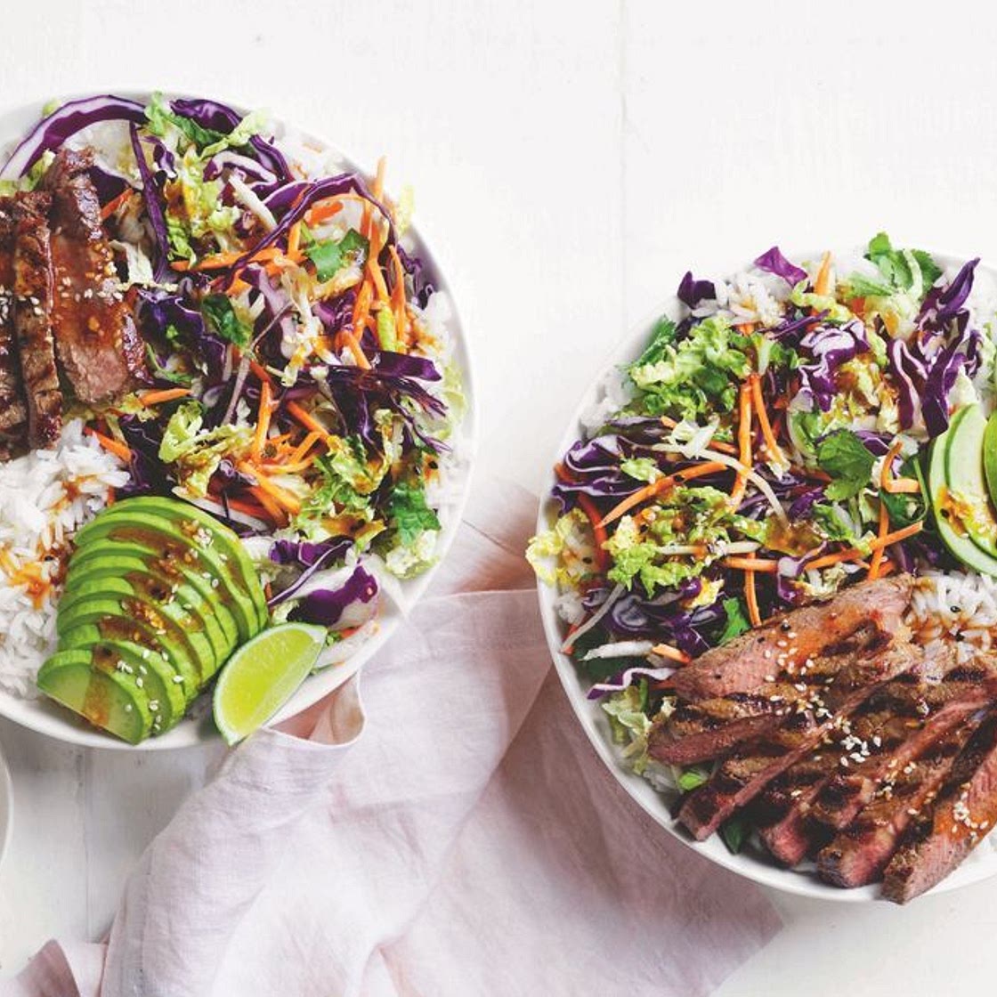 Beef poke bowl recipe