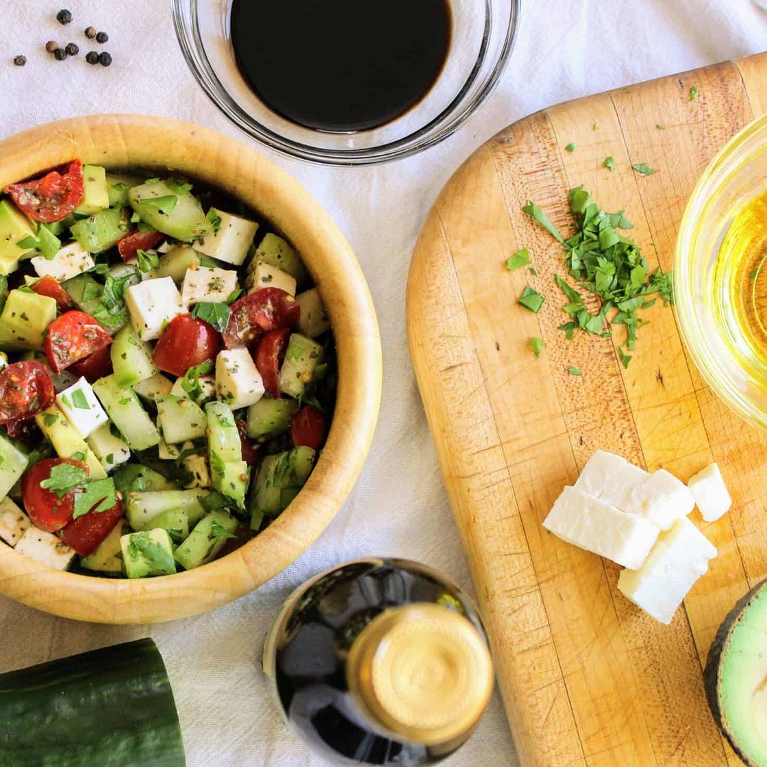 Caprese Avocado Salad