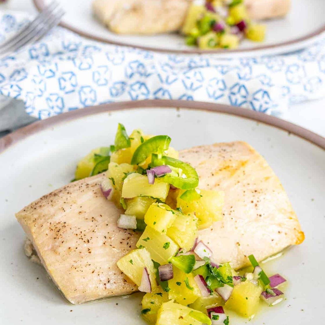 Baked Mahi Mahi with Pineapple Salsa