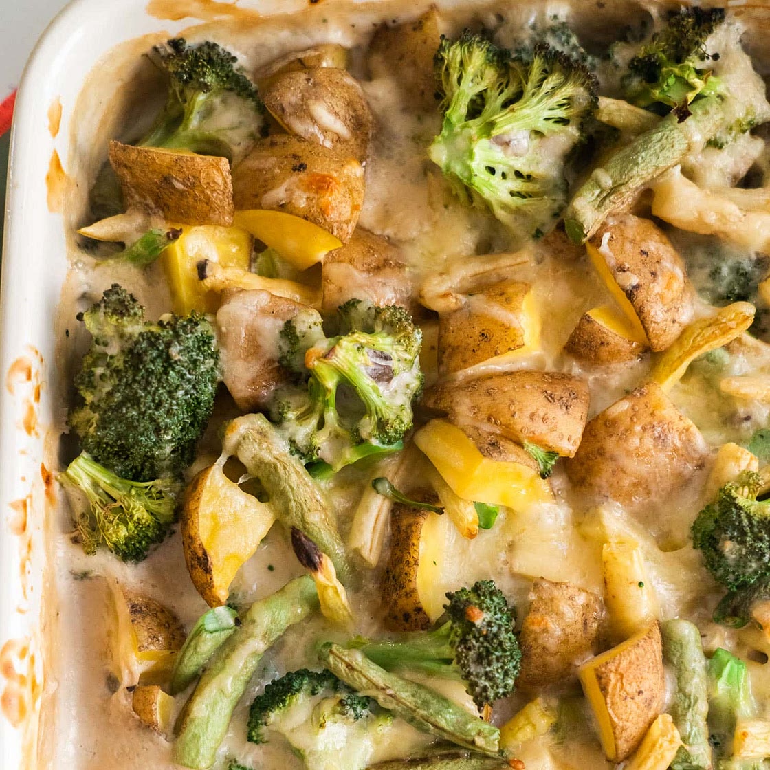 Fresh Green Bean and Potato Casserole