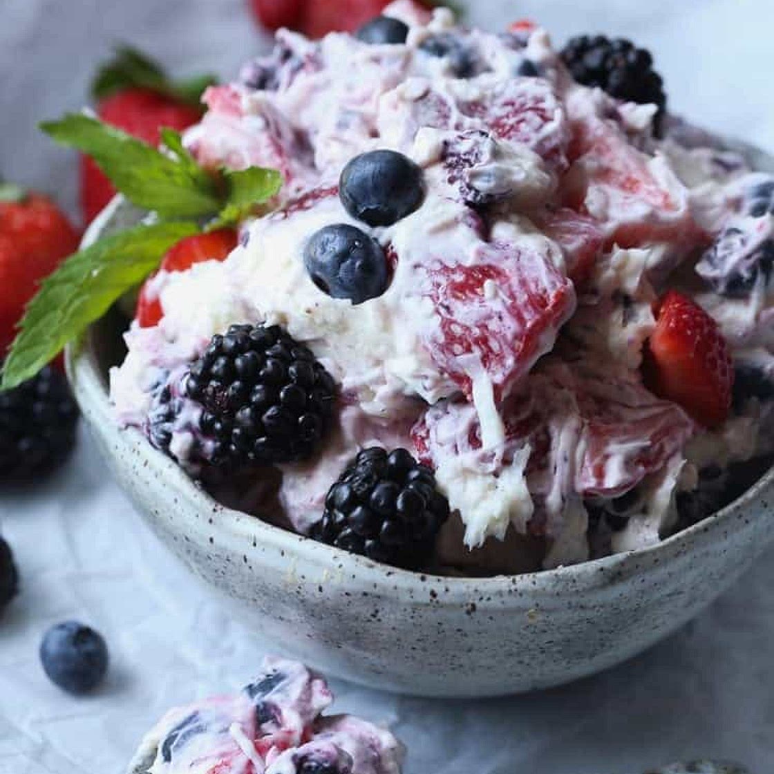 Berry Ambrosia Salad