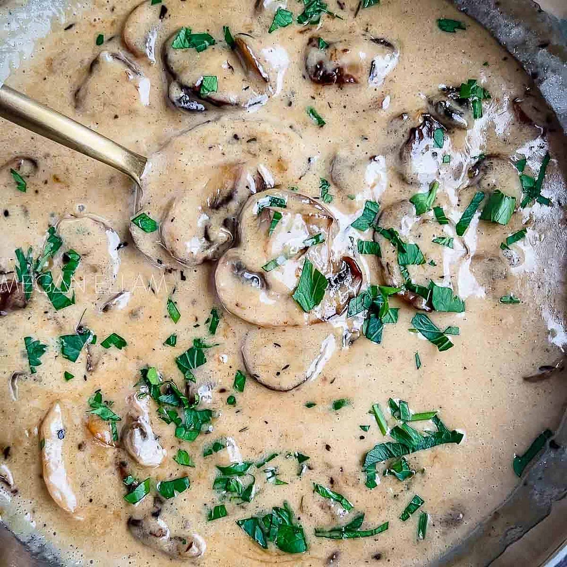 Creamy Keto Mushroom Sauce