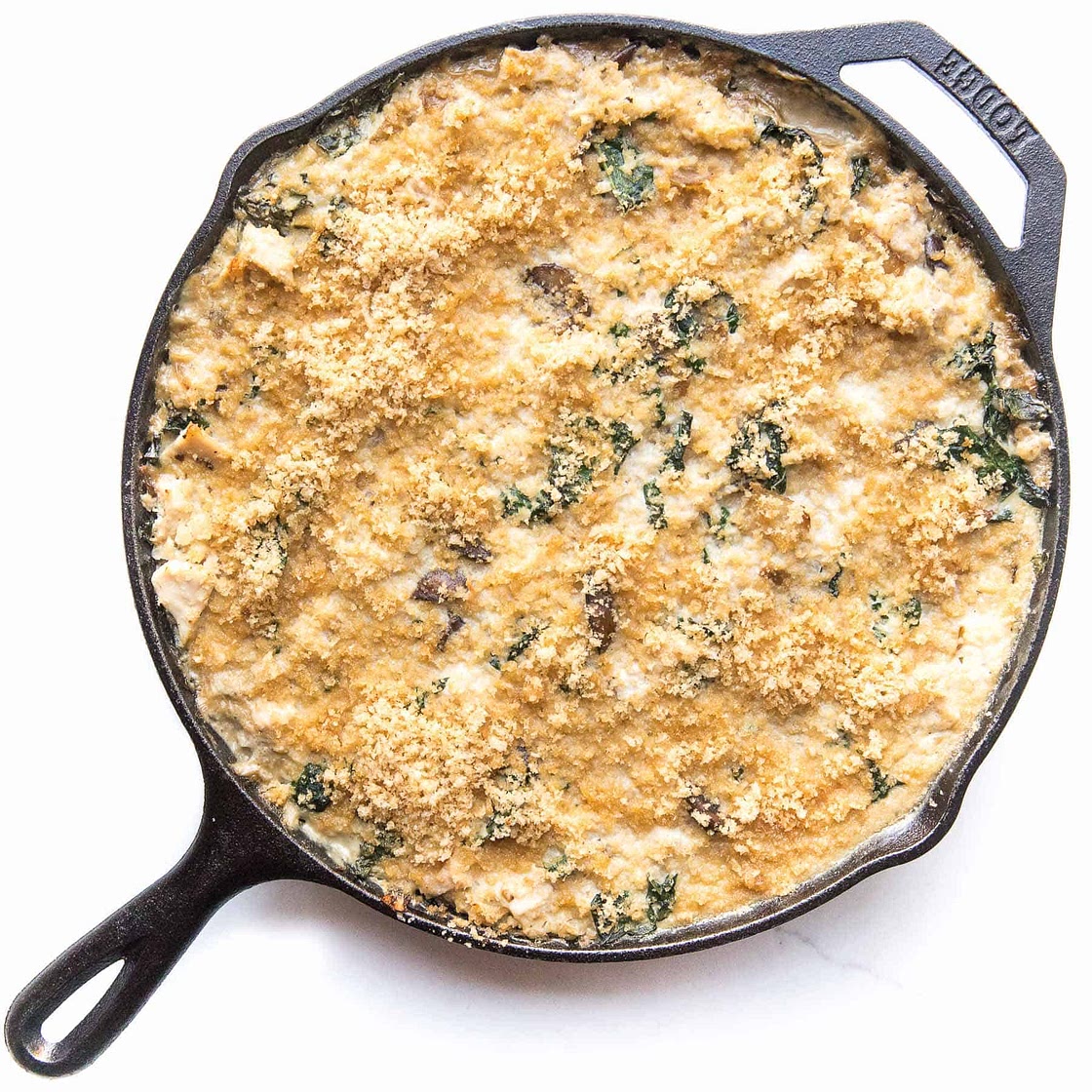 Whole30 + Keto Creamy Chicken Cauliflower Rice Casserole