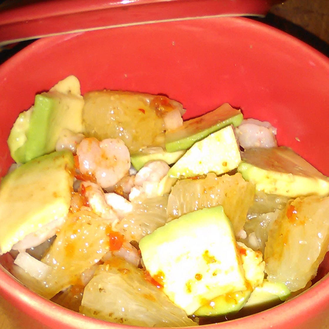 Salade exotique à l'avocat