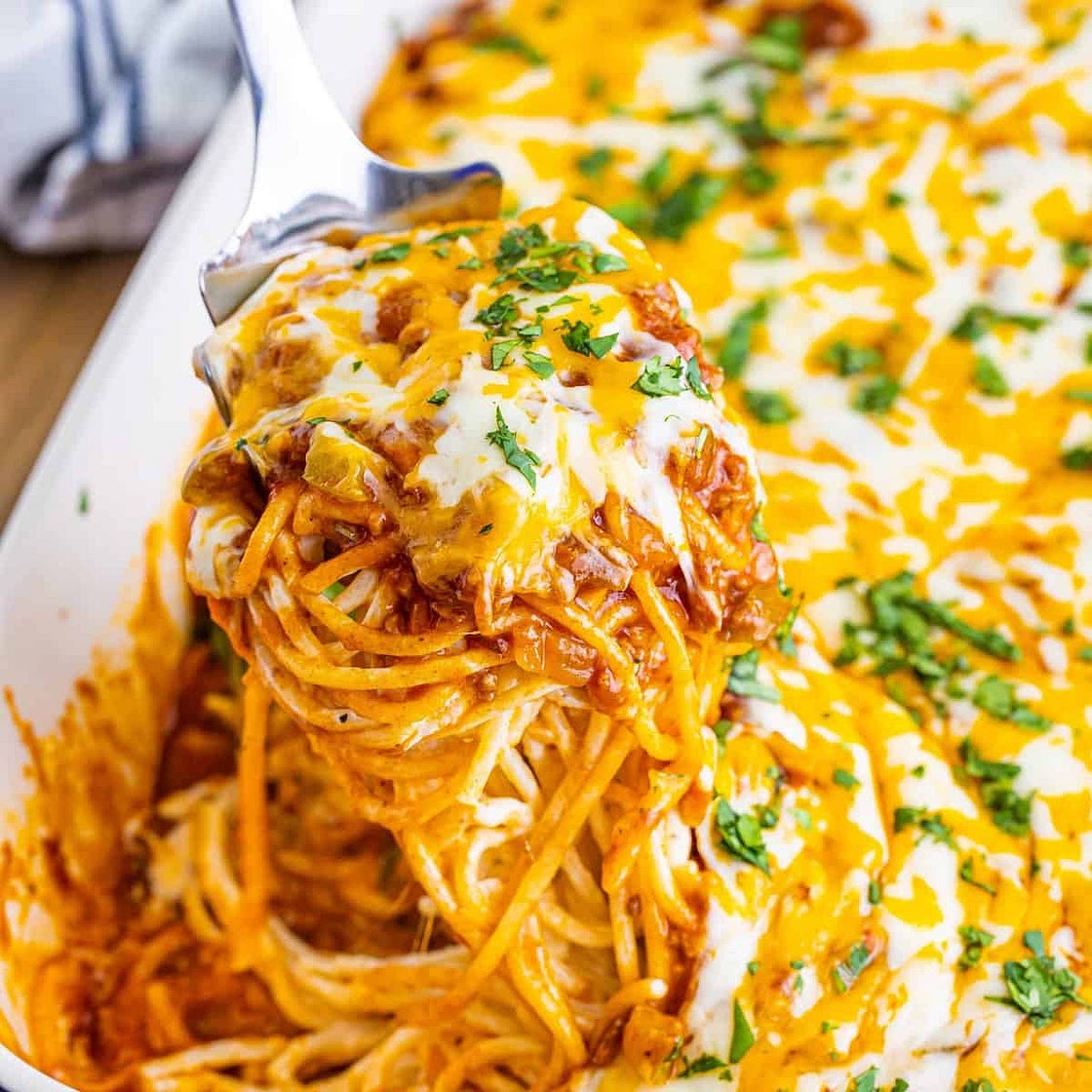 Mexican Million Dollar Spaghetti (+Video)