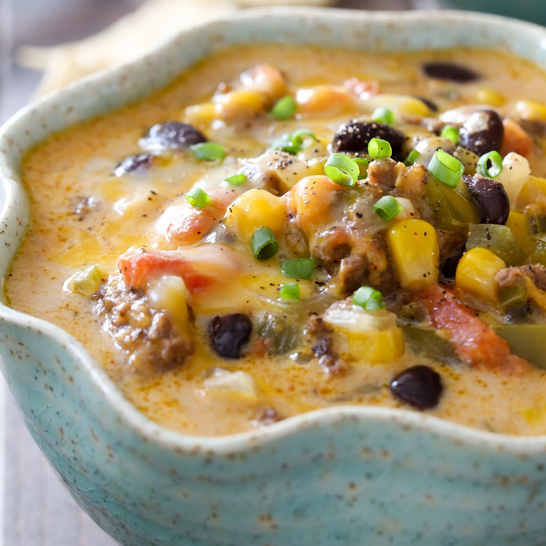 Slow Cooker Nacho Soup