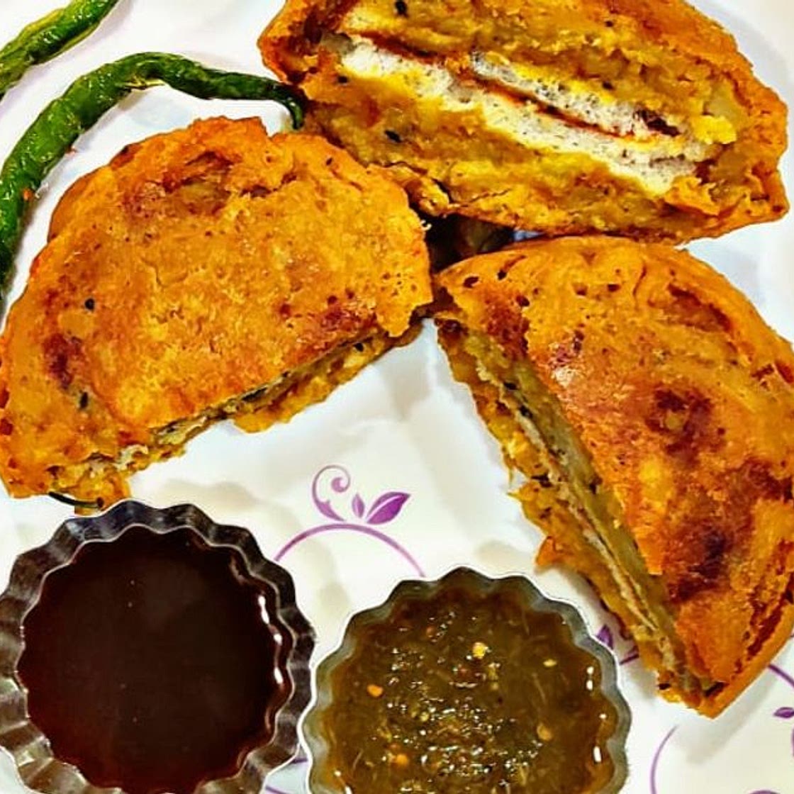 उल्टा वड़ा पाव (ulta vada pav recipe in Hindi)