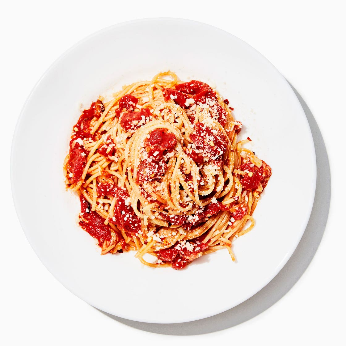 Bucatini with Butter-Roasted Tomato Sauce