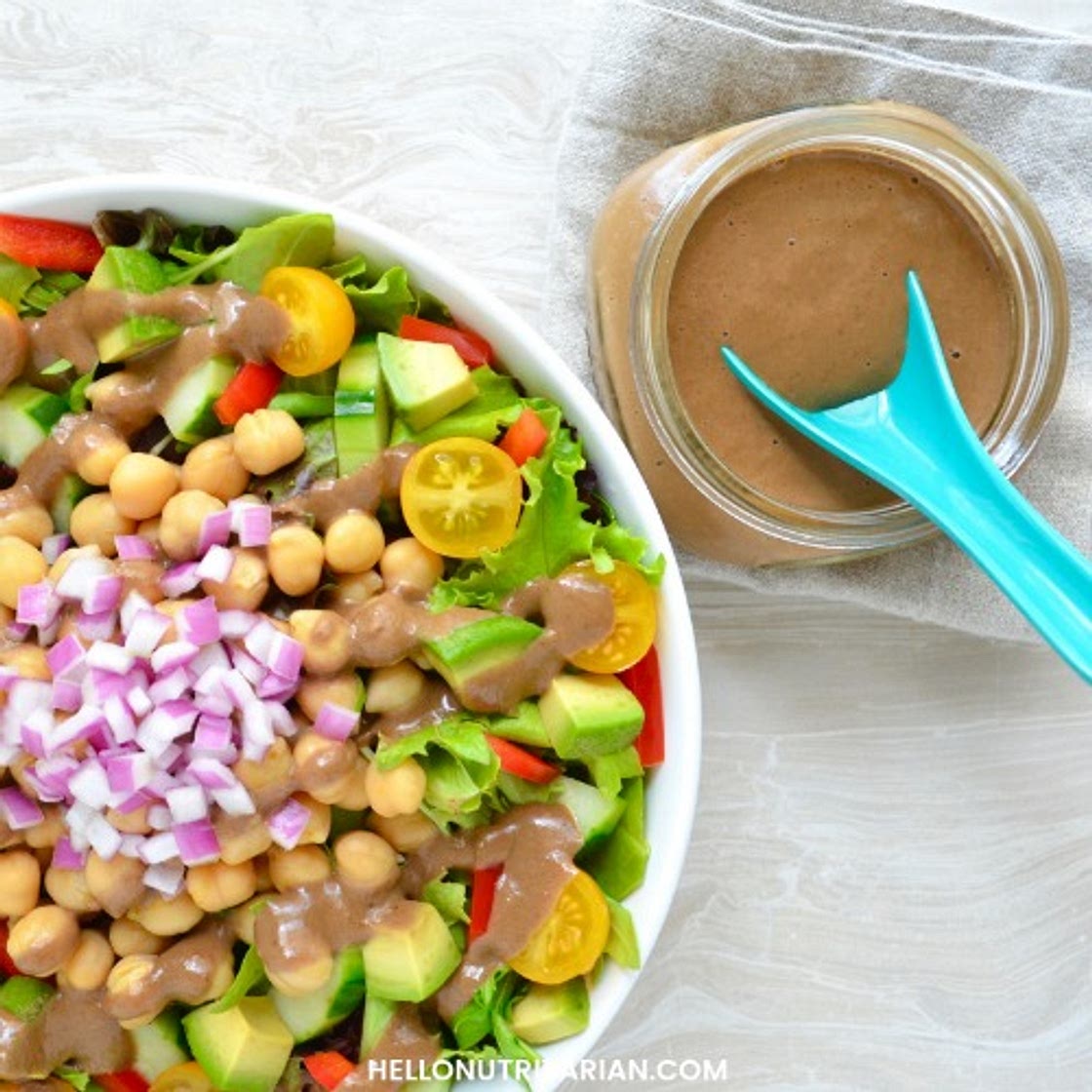 No-Oil Walnut Vinaigrette Dressing