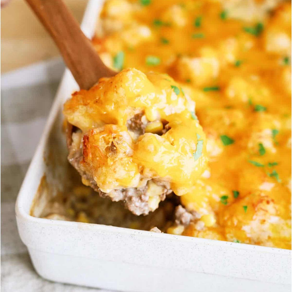 Cowboy Casserole (Tater Tot Casserole)