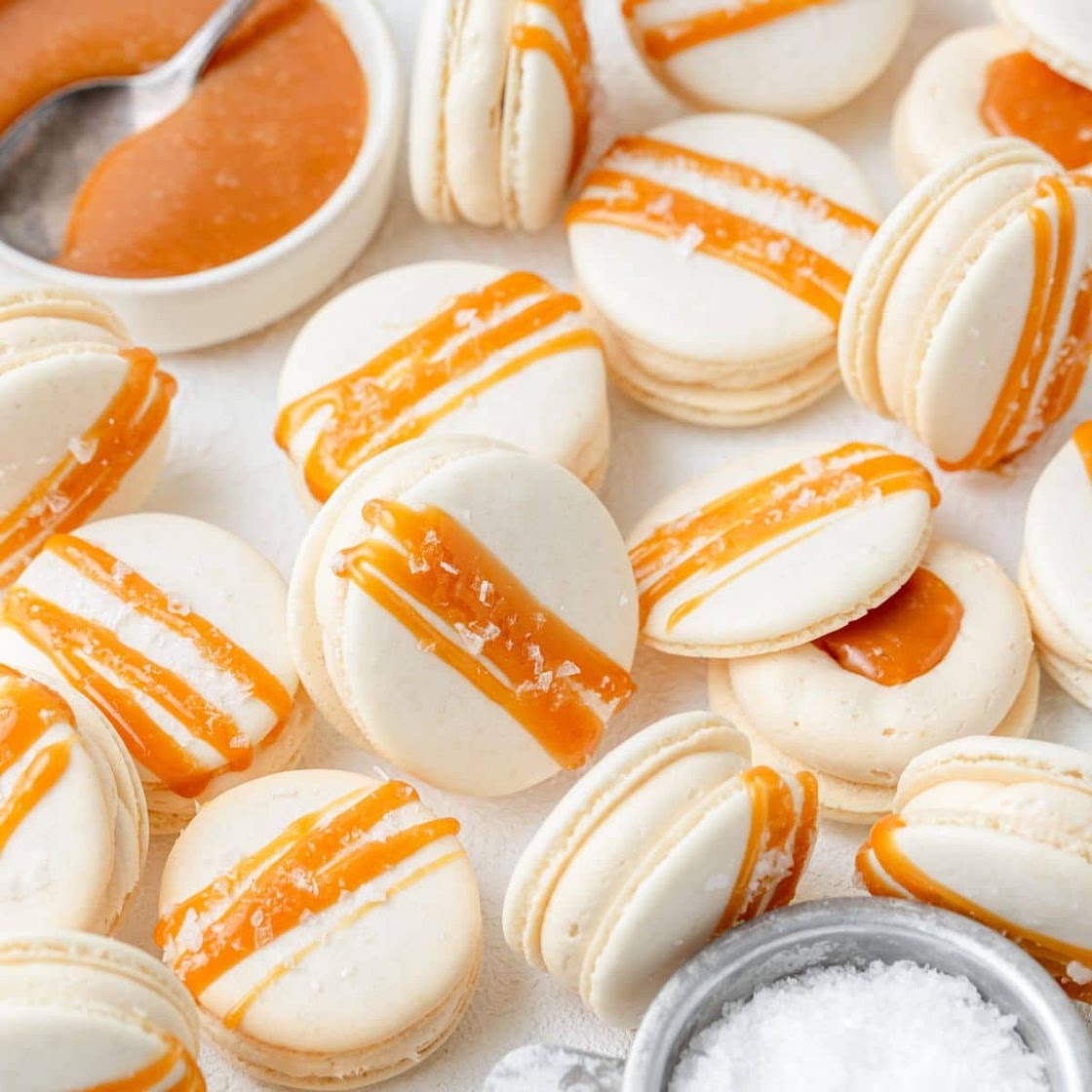 Salted Caramel Macarons