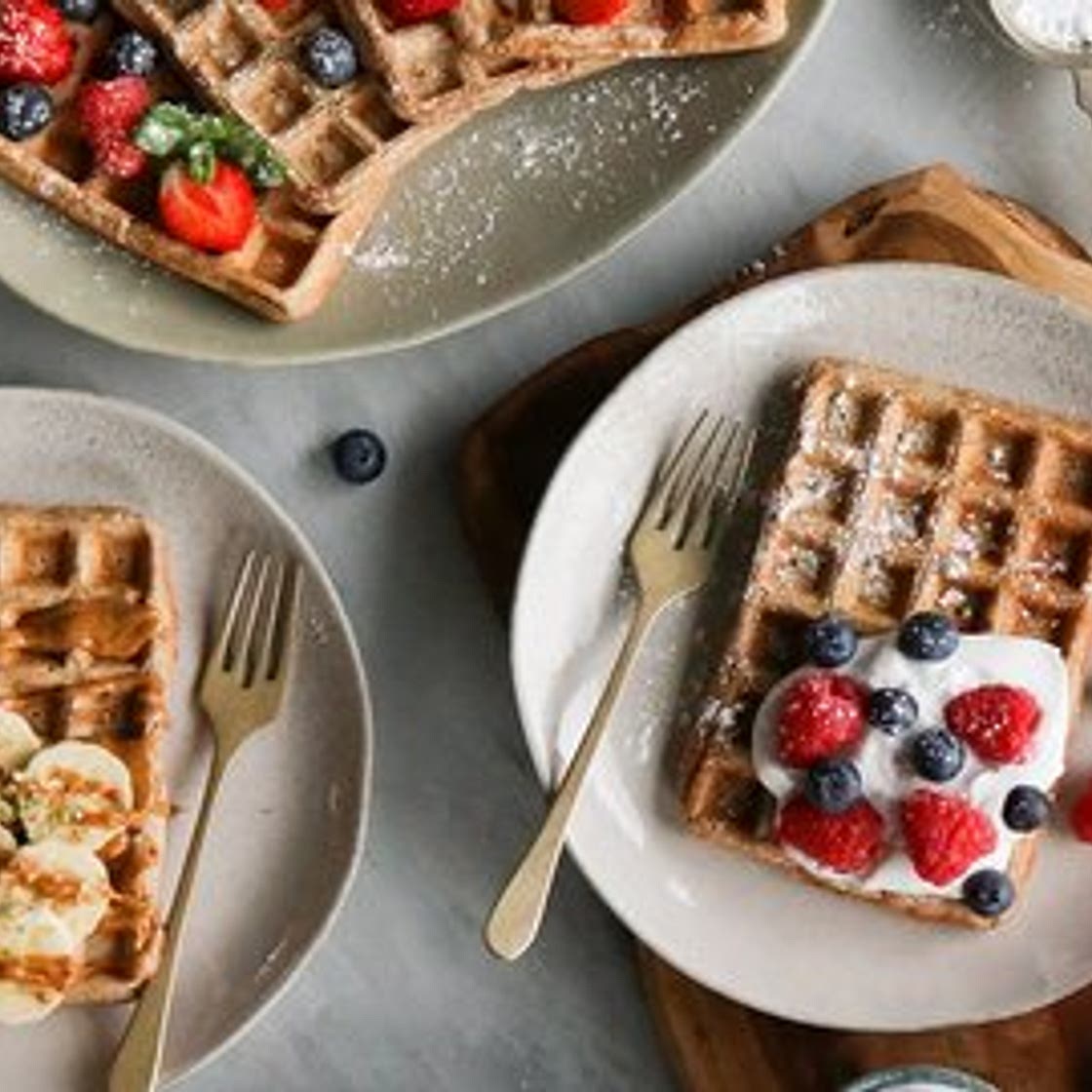 Vegan Breakfast Waffles
