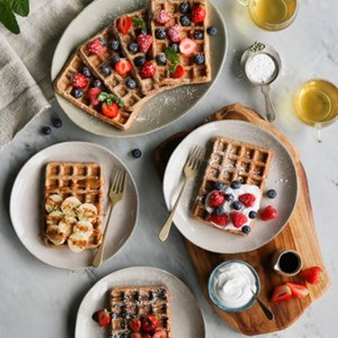 Vegan Breakfast Waffles