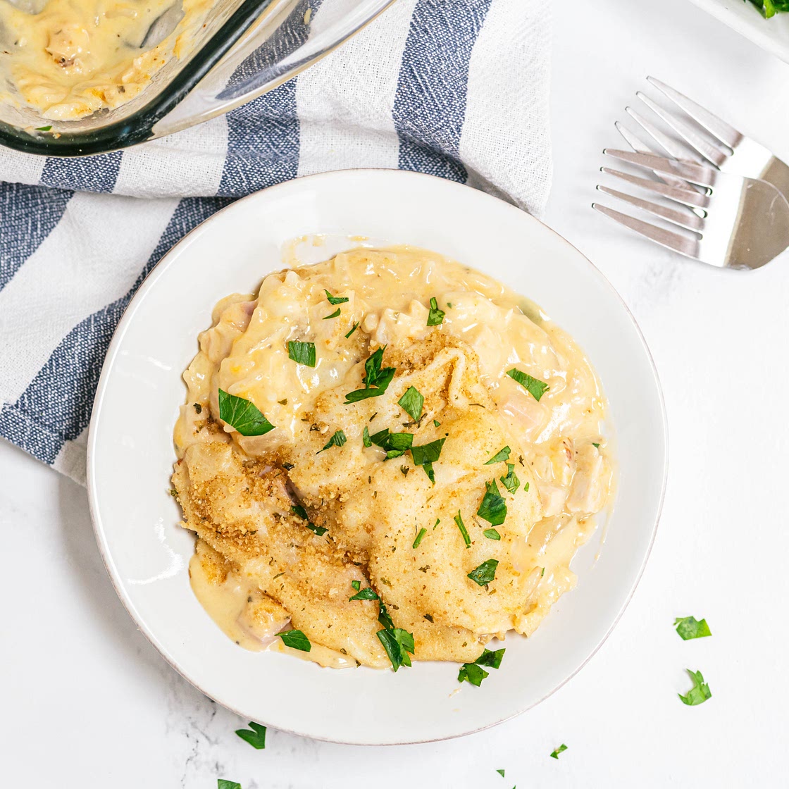 Chicken Cordon Bleu Casserole