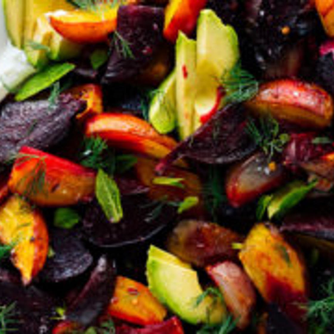 Gaby's Roasted Beets and Labneh