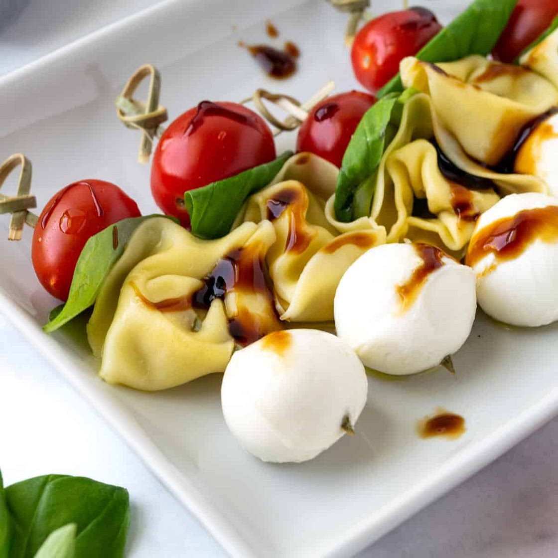 Tortellini Caprese Skewers