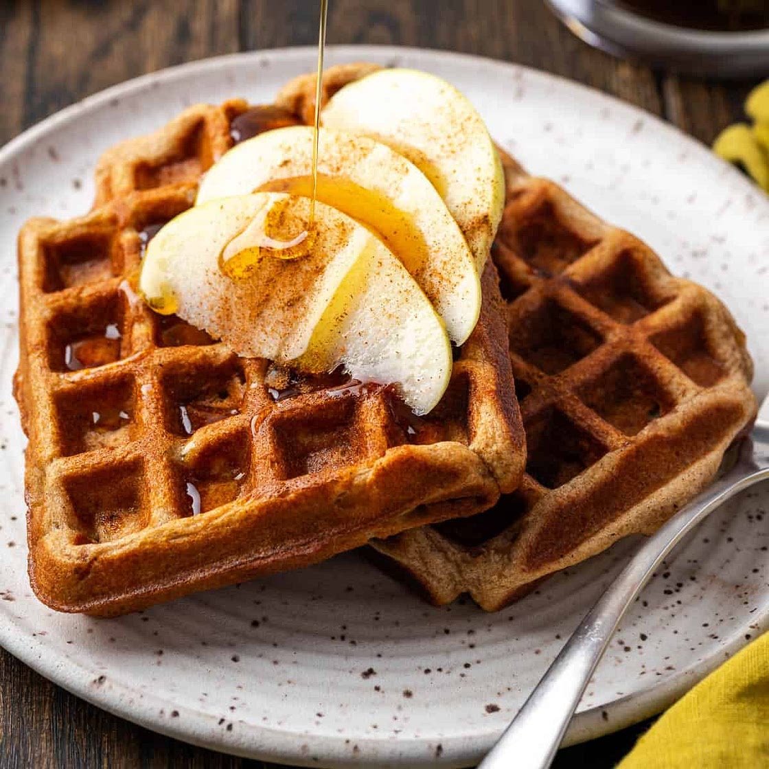 Apple Cinnamon Waffles