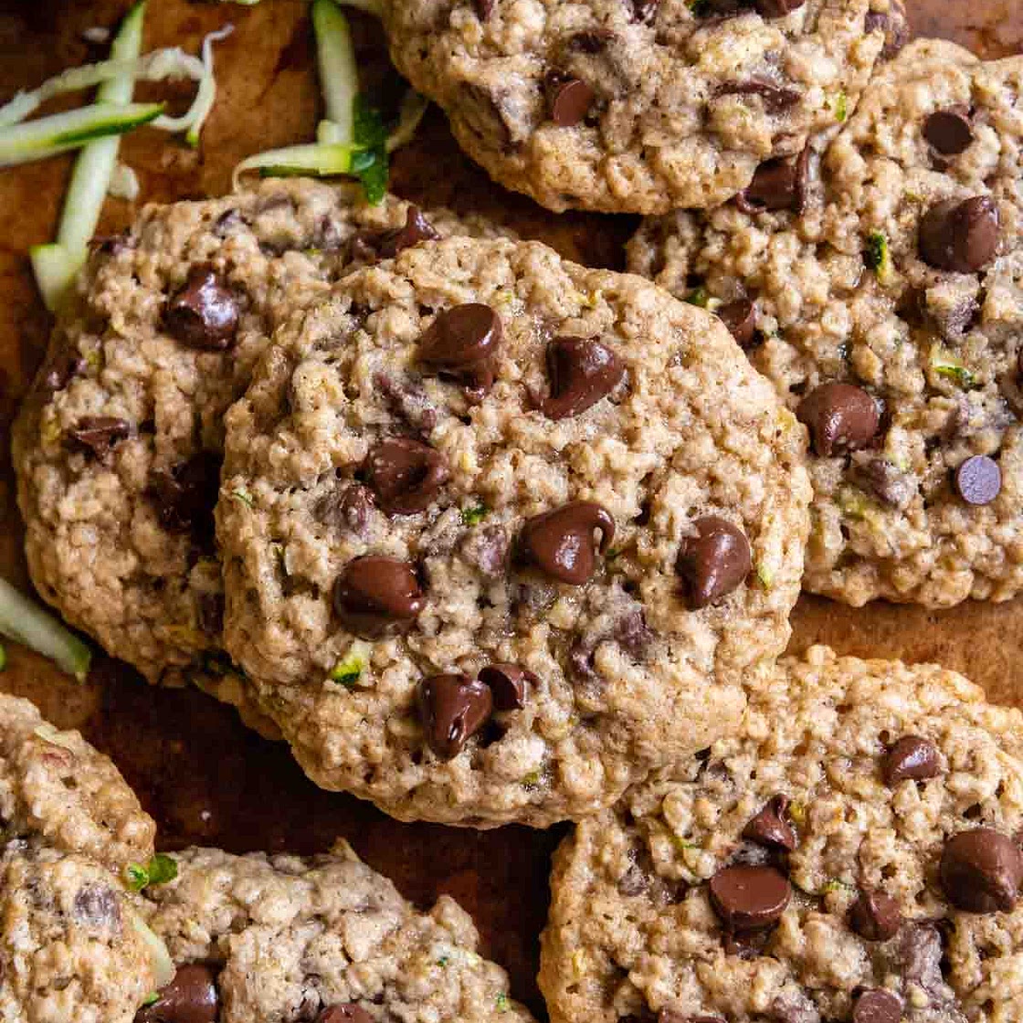 Soft & Chewy Gluten-Free Zucchini Cookies