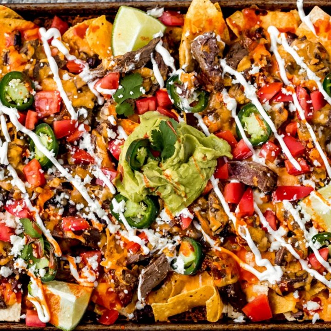 Sheet Pan Venison Steak Nachos
