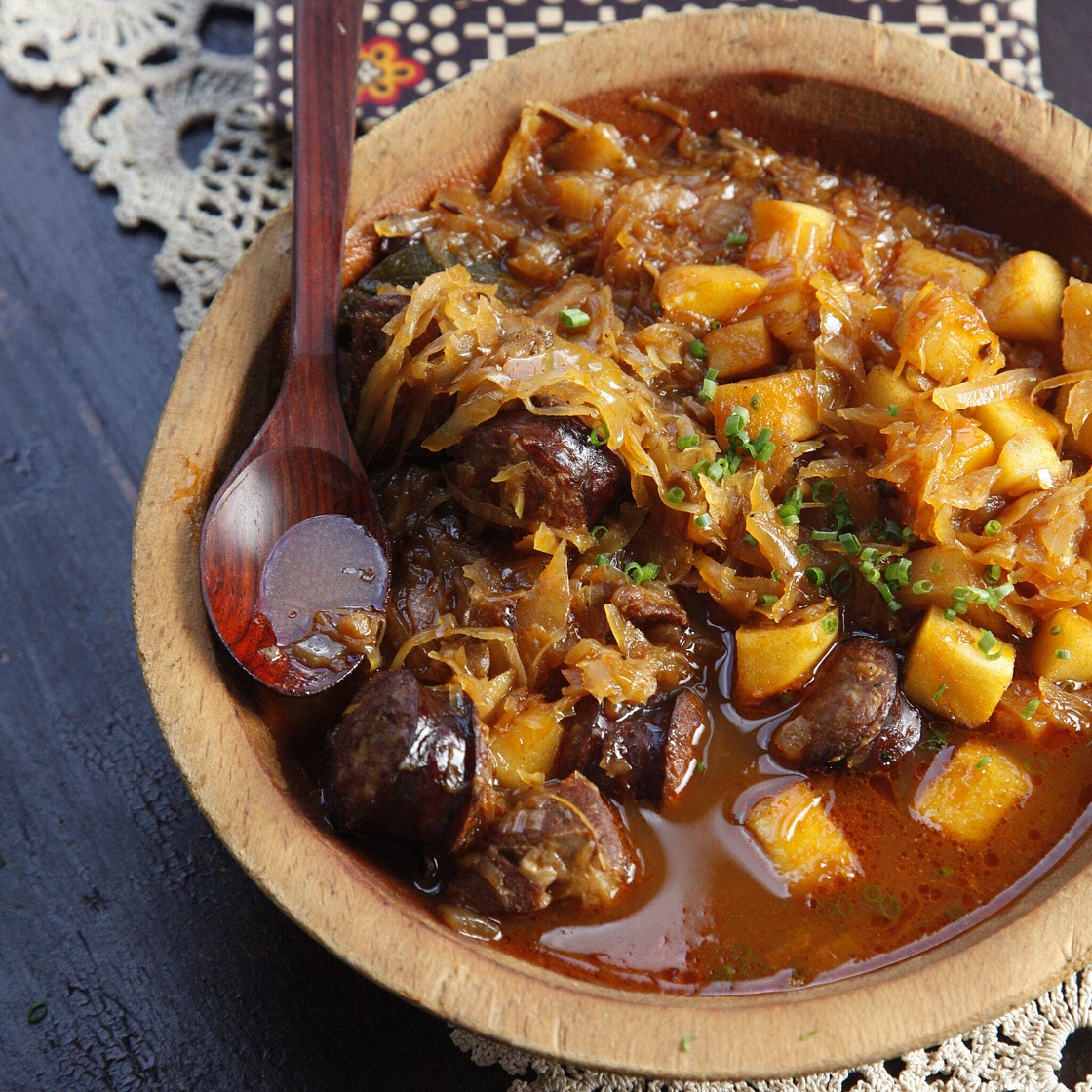 Polish Pork and Sauerkraut Stew (Bigos)