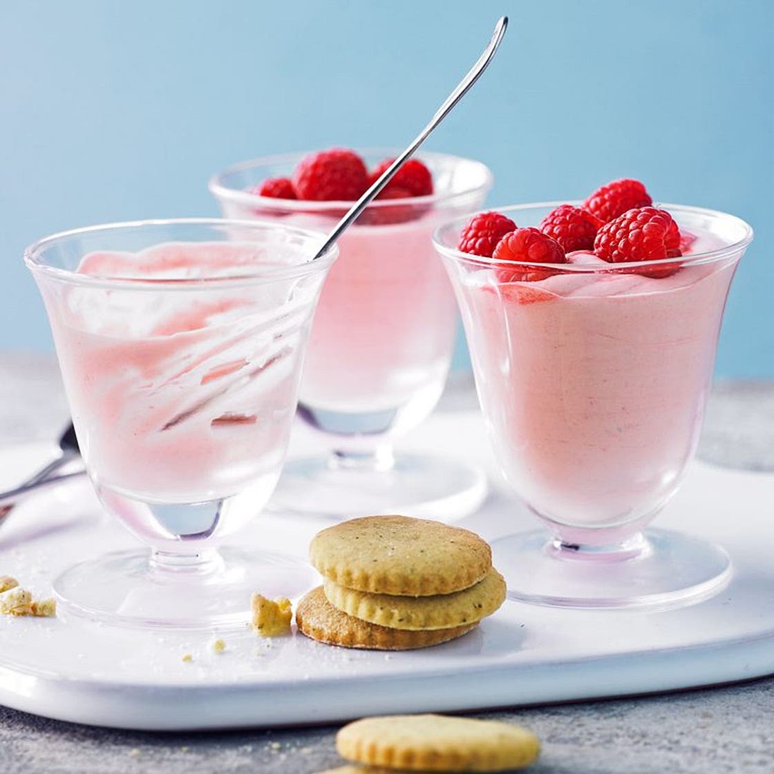 Raspberry mousse