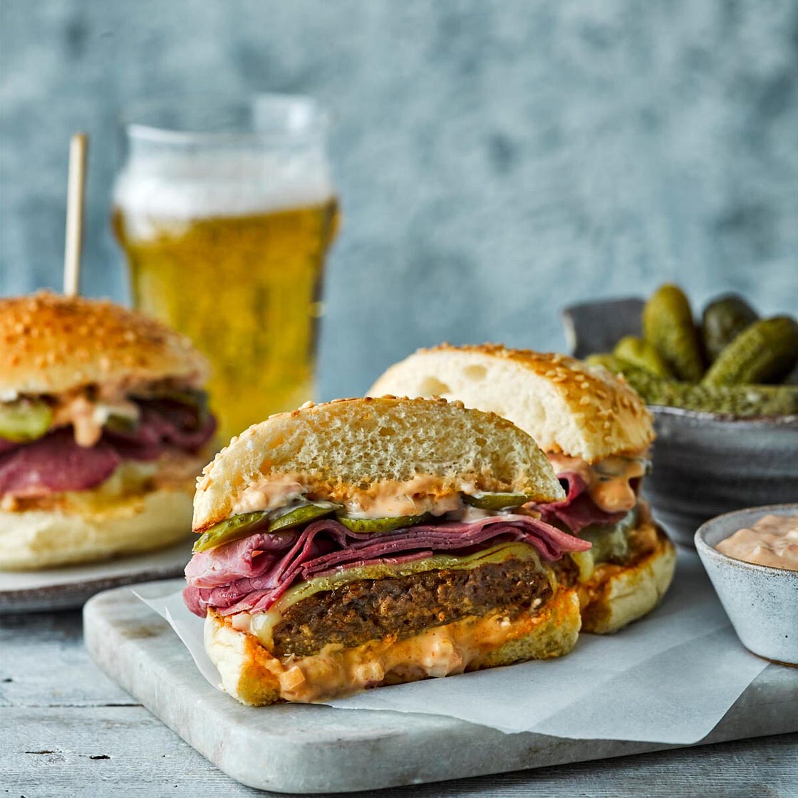 New York deli burger