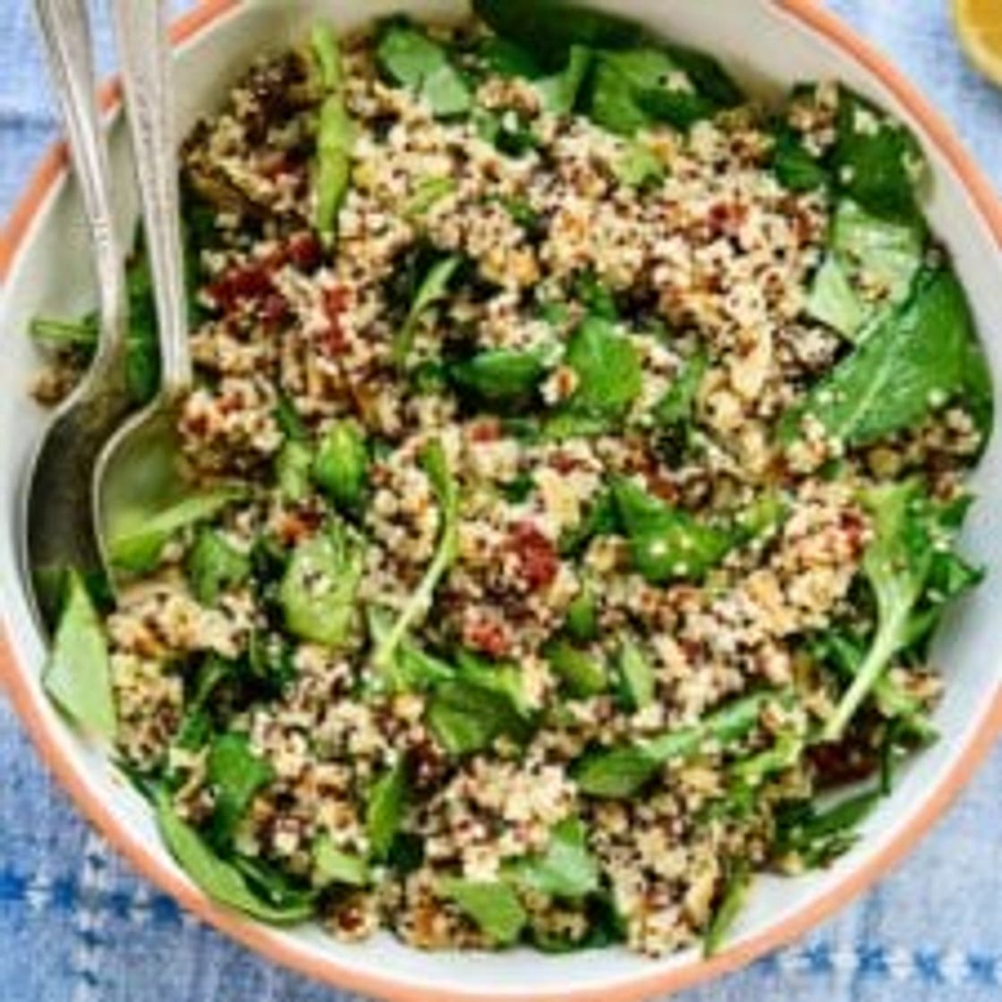 Sun-Dried Tomato, Spinach and Quinoa Salad