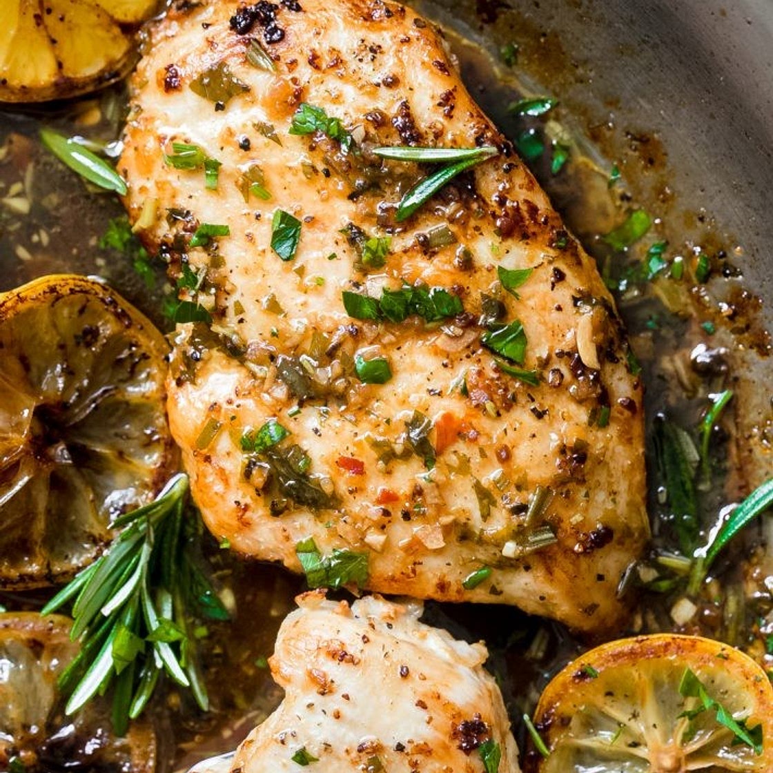 Baked Caesar Chicken