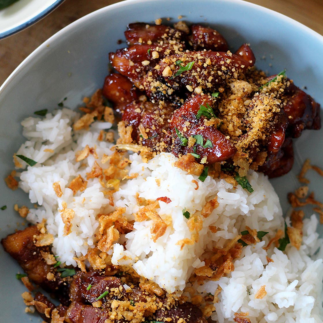 Culy Homemade: saté ajam en babi smoor met rijst