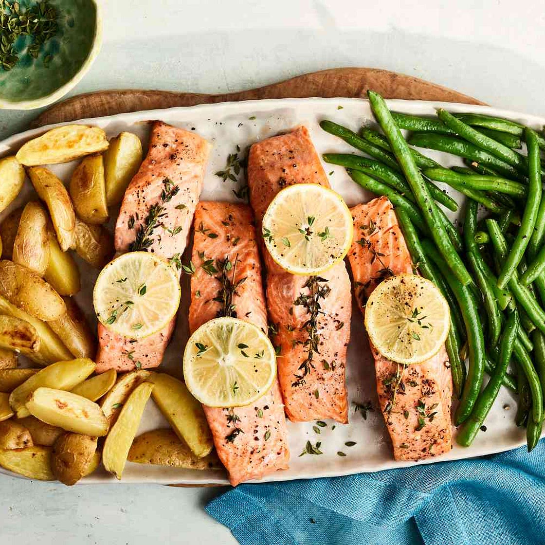 Baked Lemon-Thyme Salmon