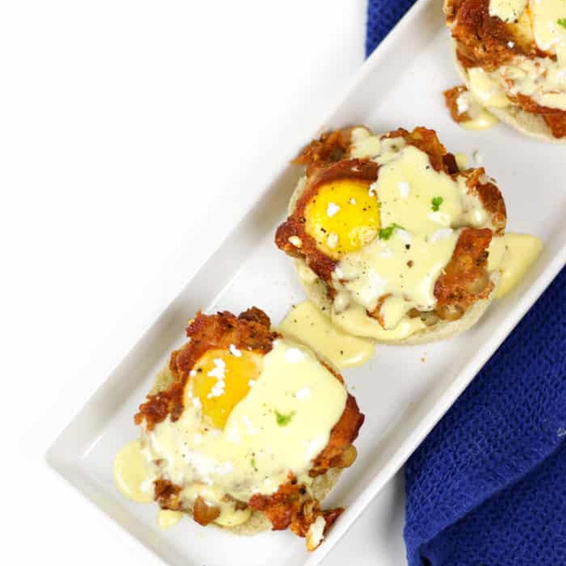 Shakshuka Eggs Benedict