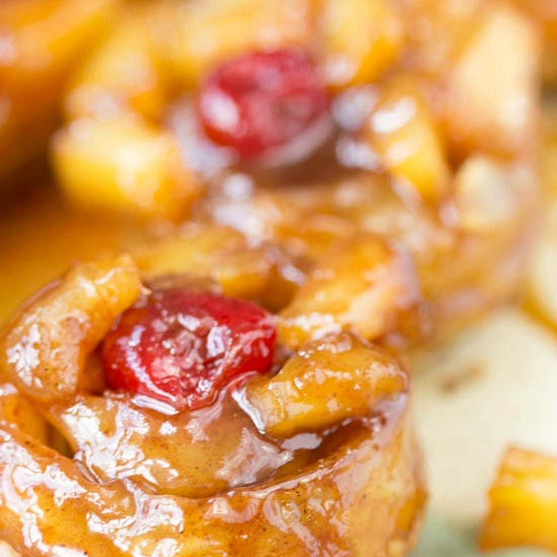 5 Ingredient Puff Pastry Pineapple Upside Down Cinnamon Rolls