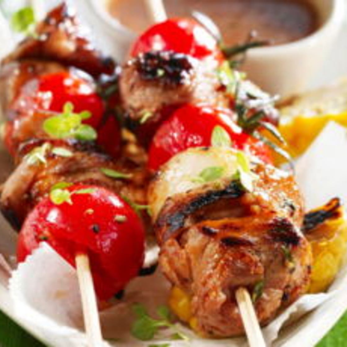 Brochettes de porc à la canadienne