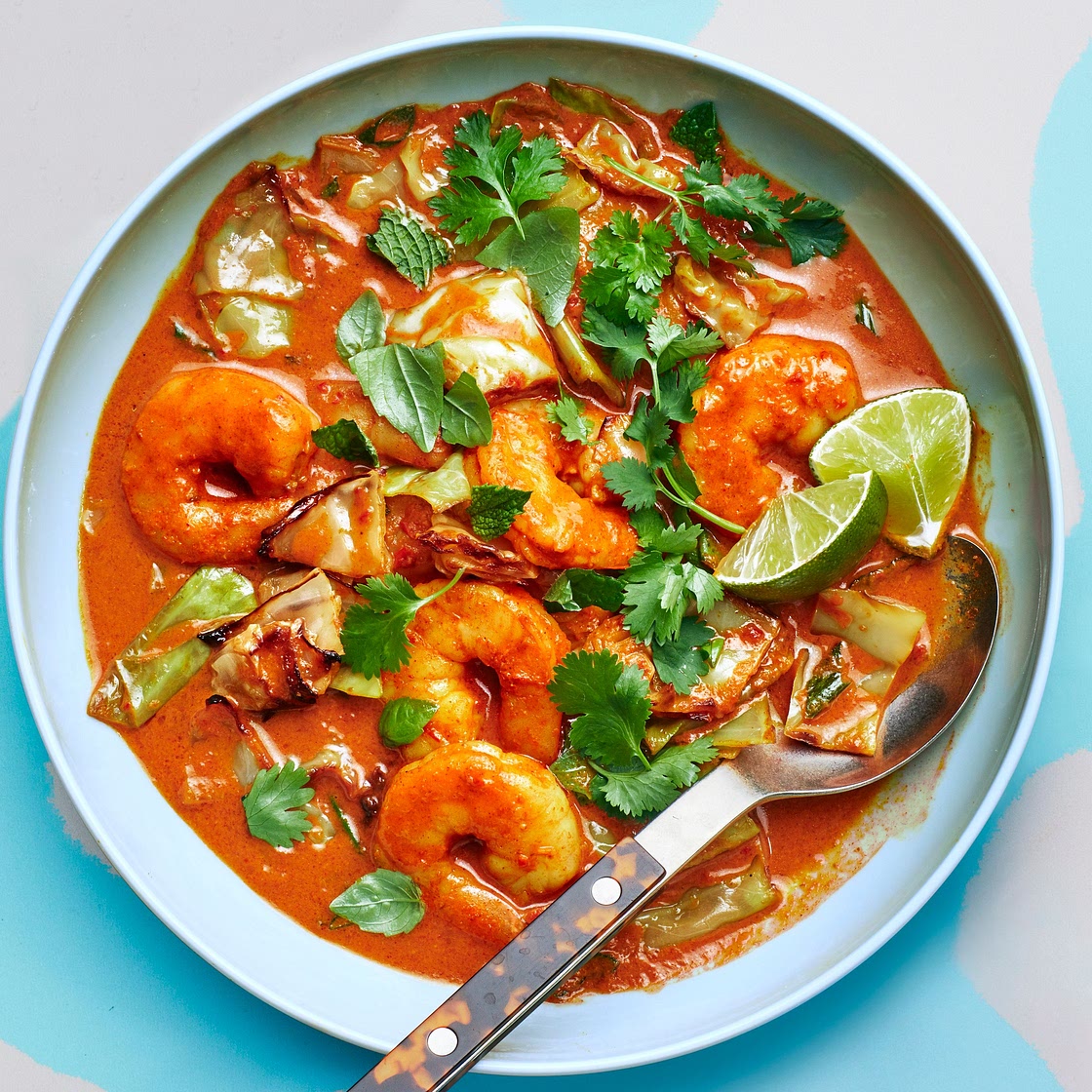 Shrimp and Cabbage Curry