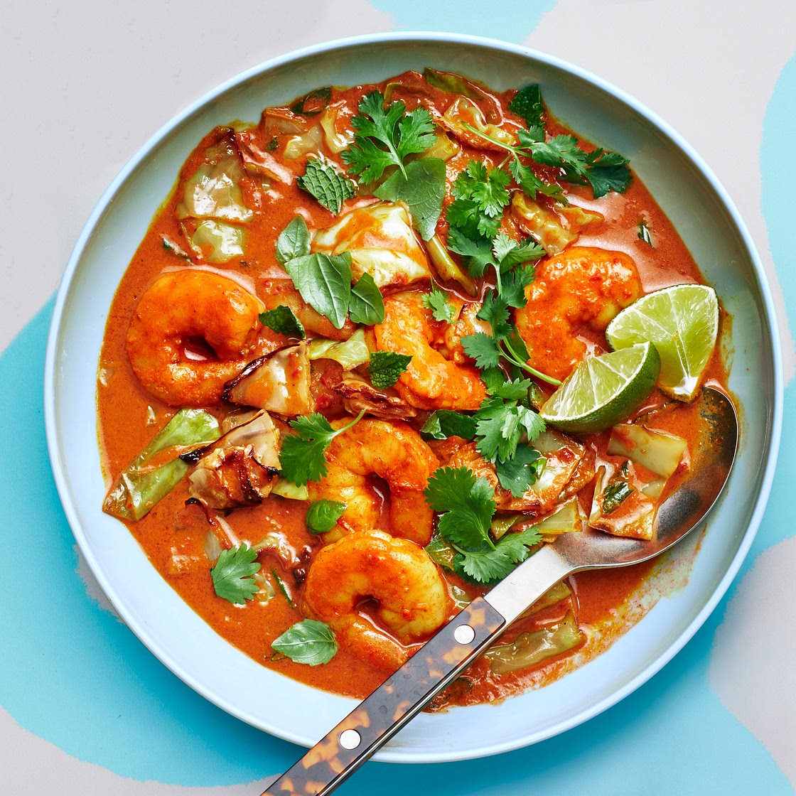 Shrimp and Cabbage Curry