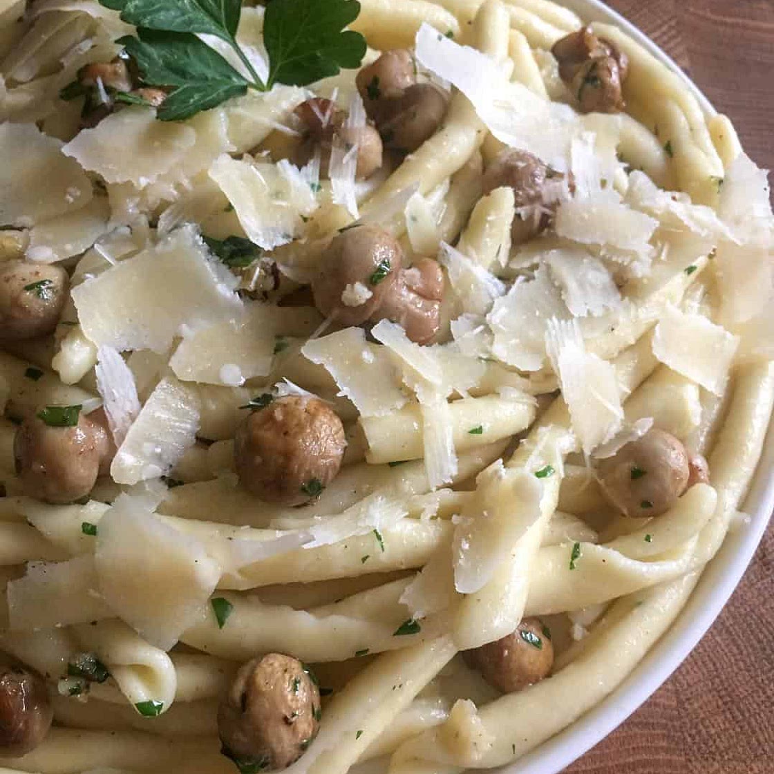 Garlic mushroom pasta recipe