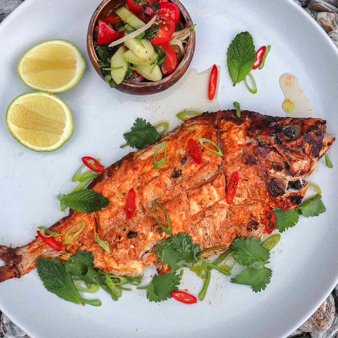 Tandoori fish