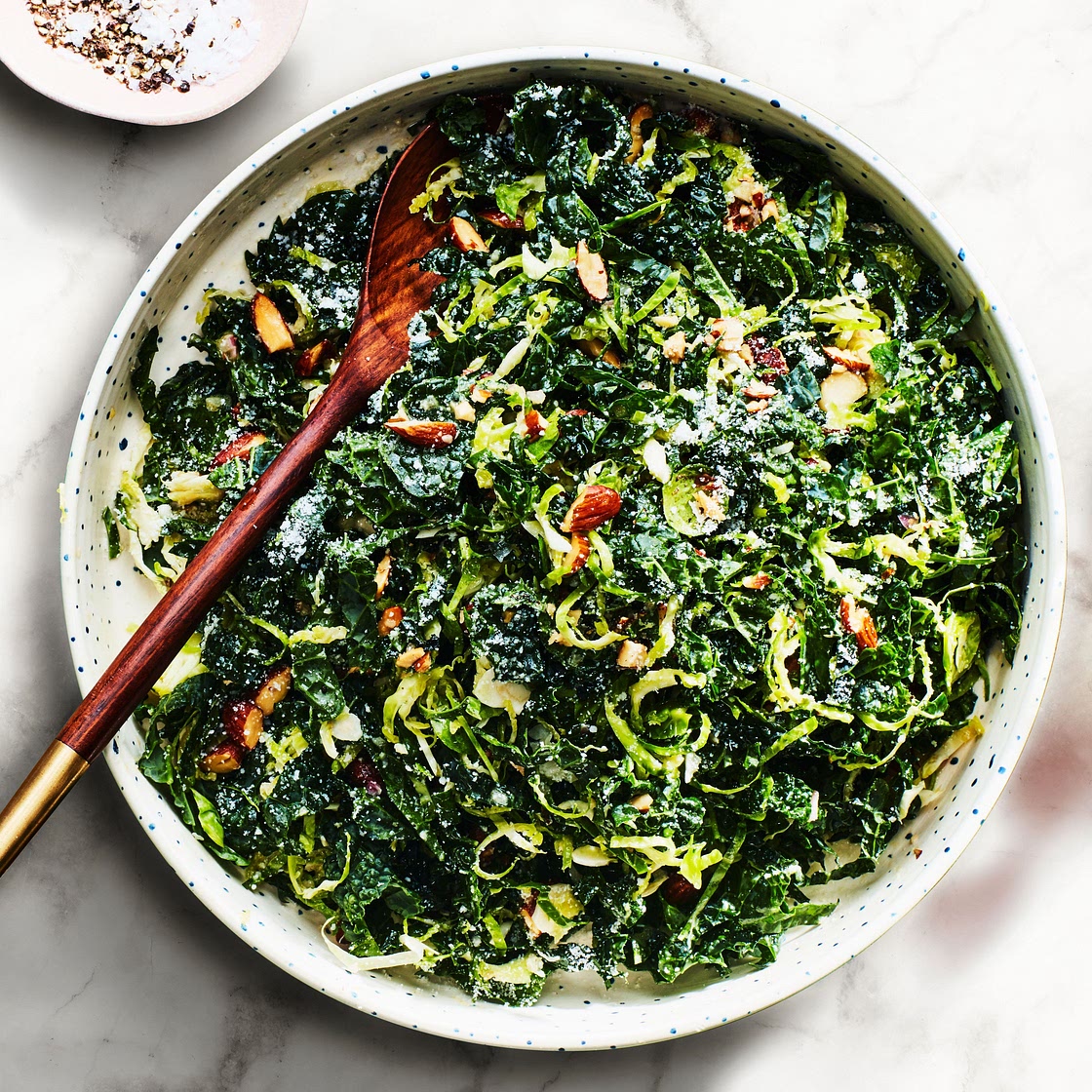 Kale and Brussels Sprout Salad Recipe