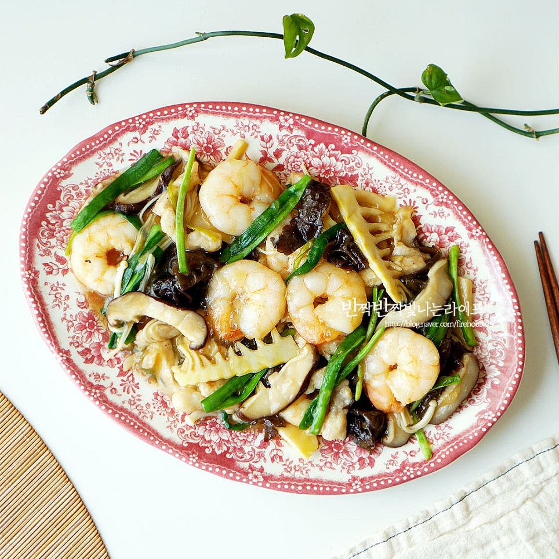 유산슬 만들기 유산슬덮밥 만드는 법 중국요리