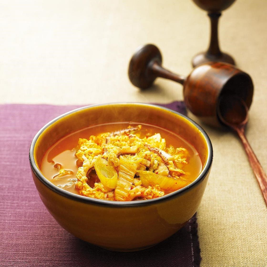 오징어김치술국 만드는 법